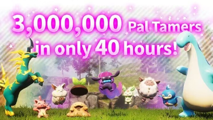 【资讯】幻兽帕鲁Steam同时在线破百万